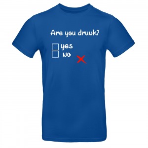 Mužské tričko - Drunk yes no