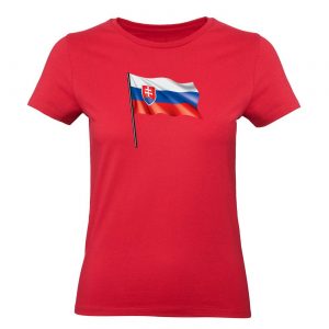 Ženské tričko - Slovenská vlajka 2