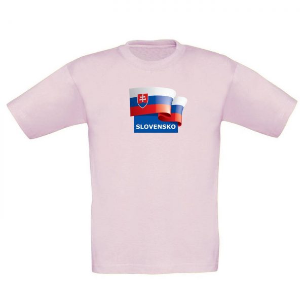 Detské tričko - Slovensko s vlajkou 3