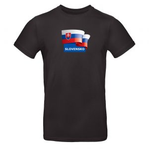 Mužské tričko - Slovensko s vlajkou 3