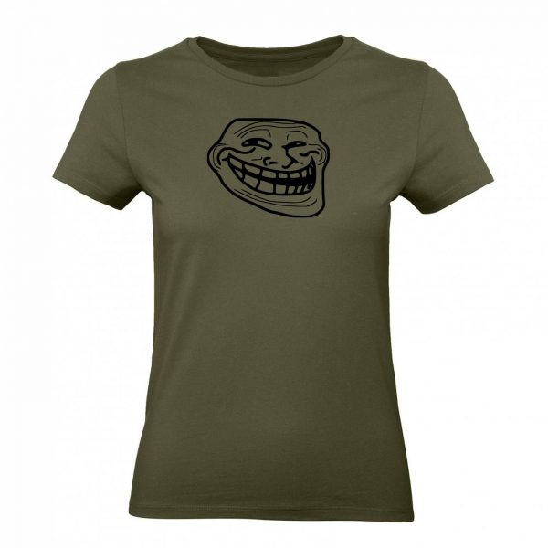 Ženské tričko - Troll face