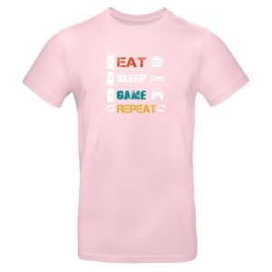 Mužské tričko - Eat Sleep Game Repeat