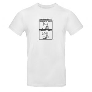 Mužské tričko - Život programátora