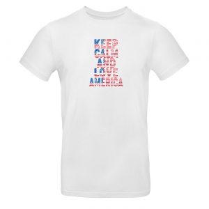 Mužské tričko - Keep calm and love America