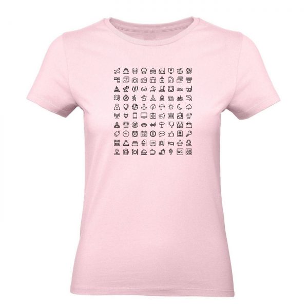 Ženské tričko - Cestovateľské značky