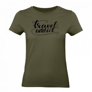 zenske tričko - Travel addict