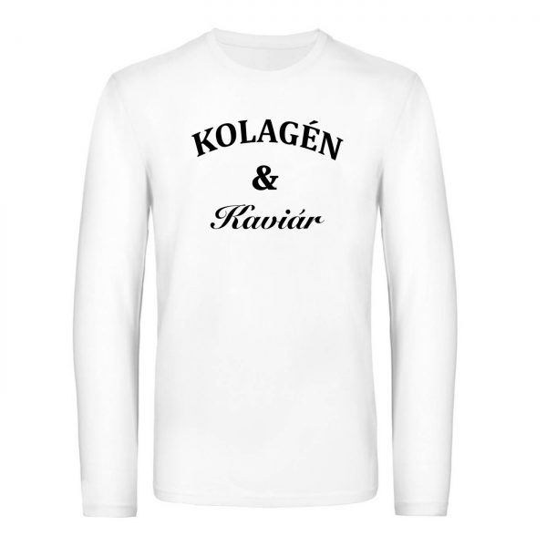 Ženské tričko s dlhým rukávom - Kolagén & Kaviár