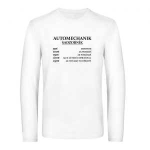 Mužské tričko s dlhým rukávom - Automechanik