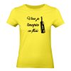 Ženské tričko - Víno je terapia vo flaši