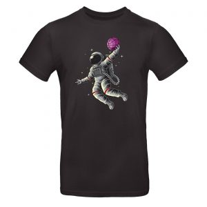 Mužské tričko - Astronaut basketbalista