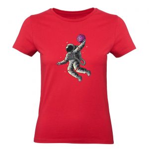 Ženské tričko - Astronaut bejzbalista