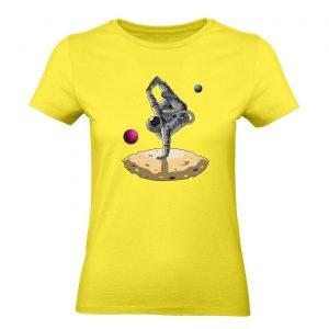 Ženské tričko - Astronaut breakdancer