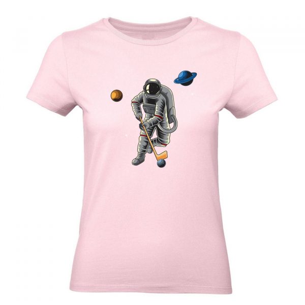 Ženské tričko - Astronaut hokejista