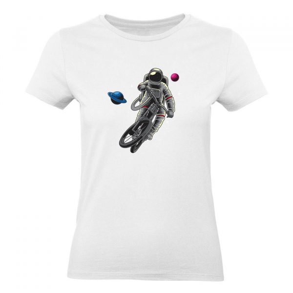 Ženské tričko - Astronaut motorkár